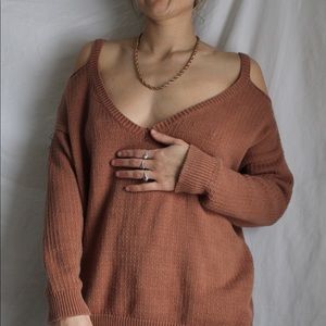 Off the shoulder Sweater